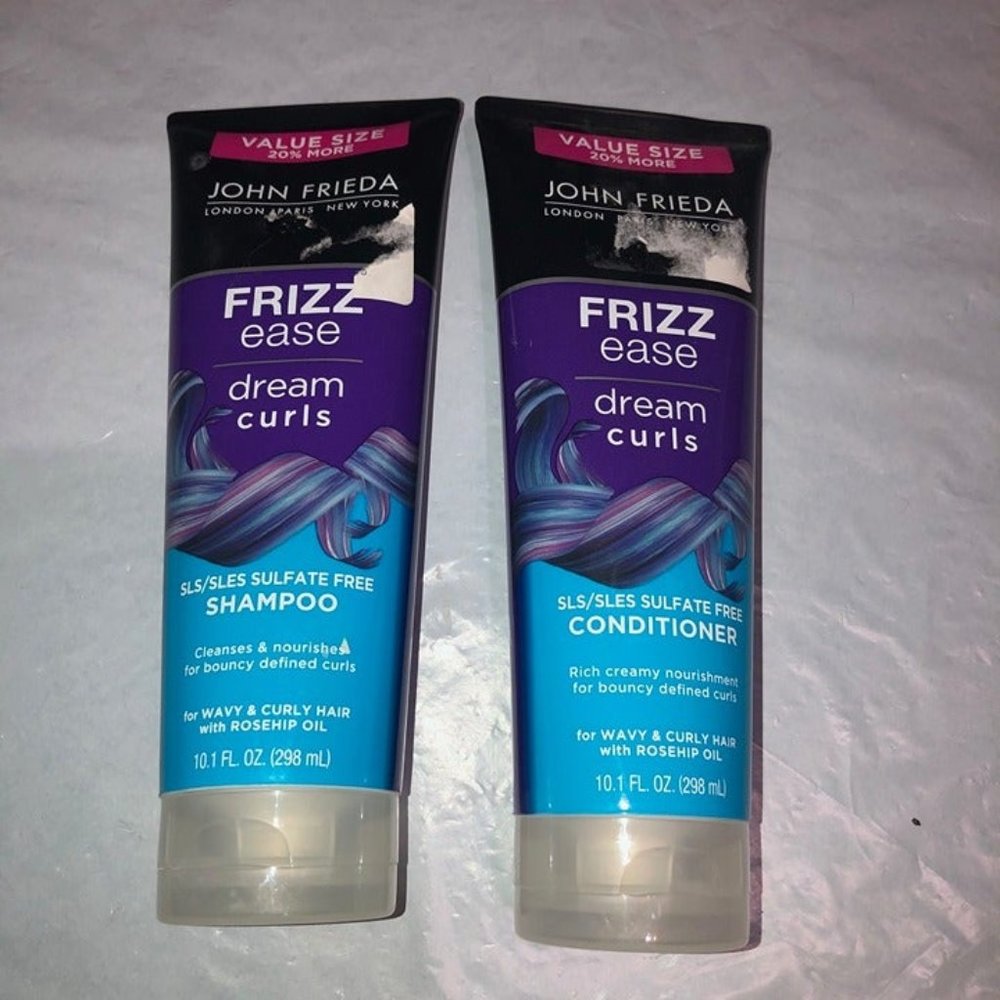 John Frieda Frizz Ease Dream Curls Value Size Shampoo & Conditioner 80-90% Full